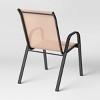 Sling Stacking Chair Tan/Black - Room Essentials™ - 4 of 4