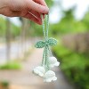 TruAIR Knitted Lily Car Mirror Pendant Ð Handmade Rearview Decoration - 2 of 4