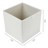 REGALWOVEN Fabric Collapsible Lightweight Open Storage Bins 13*13*13in 3 Pcs - 4 of 4