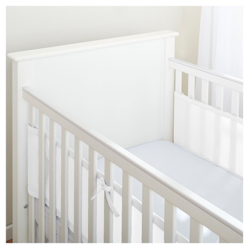 Breathablebaby Mesh Crib Liner For Solid End Cribs White Target