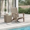 vidaXL Patio Adirondack Chair, Light Brown, Polypropylene - 2 of 4