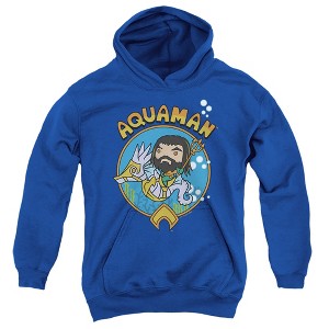Boys’ Aquaman And The Lost Kingdom Chibi Aquaman Hooded Sweatshirt - 1 of 4