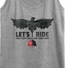 Women's - How to Train Your Dragon - Let's Ride Graphic Racerback Tank - 2 of 4