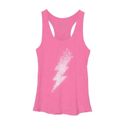 Women's Design By Humans Electro Music By radiomode Racerback Tank Top