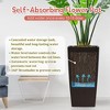 JUJABU 30" Tall Large Flower Pot - Indoor/Outdoor Use with Self-Watering, Drainage Holes, Water Level Monitor & Inner Bucket - 3 of 4