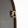 19.5" x 41" Arch Antique Ornate Metal Accent Wall Mirror Gold - Head West: Elegant Scroll, No Assembly Required - 4 of 4