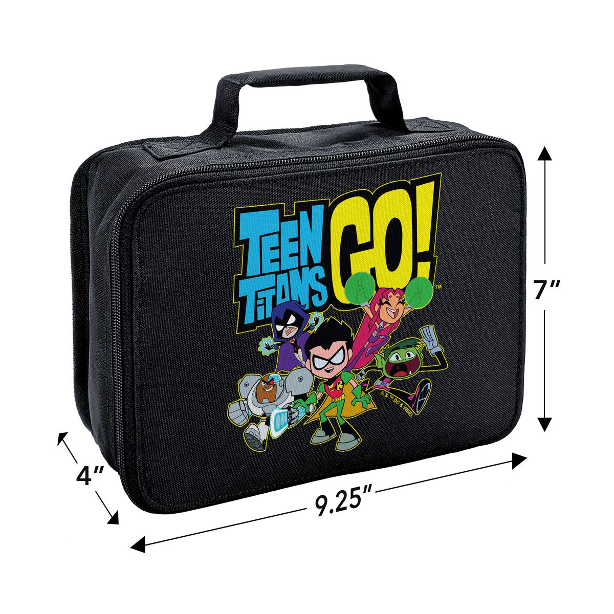 Teen Titans Go Logo And Characters Insulated Soft Sided Lunch Box - thumbnail 2
