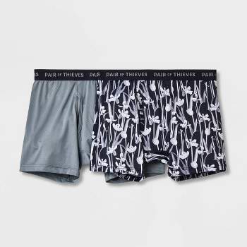 Pair Of Thieves Men's Super Fit Boxer Briefs Abstract Print 1Pk - Fast Free  S&H - Helia Beer Co
