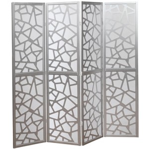 Gulches 70 Inch 4 Piece Sliver Irregular Geometric Partitions and Room Dividers - 1 of 4