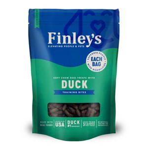 Finley's All Natural Duck Soft Training Bite Dog Treats - 16oz - 1 of 4