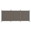 vidaXL 3-Panel Room Divider Anthracite 206.7 - 3 of 4