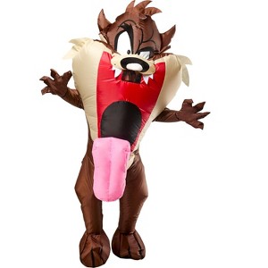 Rubies Adult Looney Tunes Tazmanian Devil Inflatable Costume- One Size Fits Most - 1 of 4
