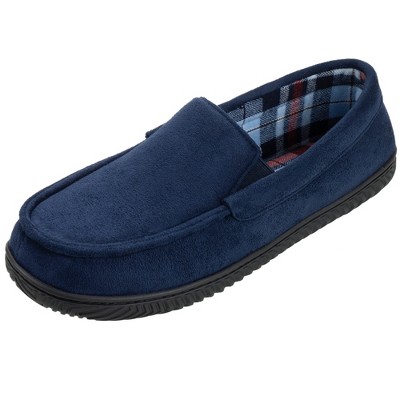 Rockdove Men s Flannel Lined Memory Foam Loafer Slipper Size 13