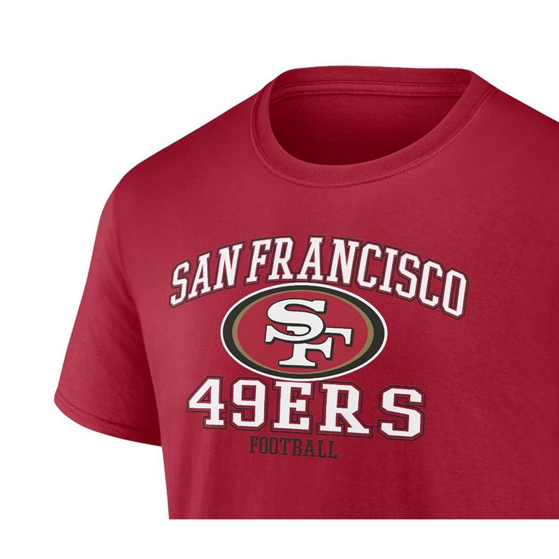 NFL San Francisco 49ers Short Sleeve Core Big &#38; Tall T-Shirt, 3 of 4