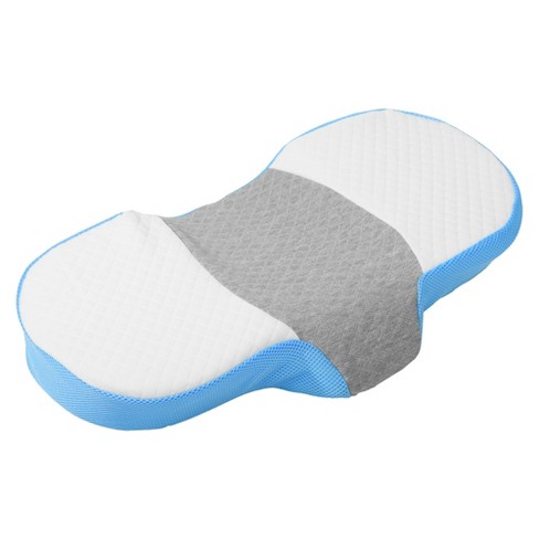 Supportive Memory Foam Ortho Pillow - Blue : Target