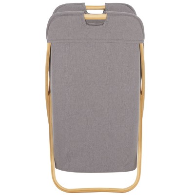 Quinne Laundry Basket - Natural/Grey - Safavieh