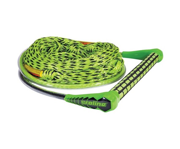 Cwb Proline Reflex 65-Foot Tow Rope Package With Soft Eva Foam Handle, Green