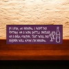Slickblue Missing Picture on Wine Bottle Sign, 3.5x10 Solid Pine Rustic Wood Plaque, Multiple Colors - 3 of 3