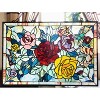 Chloe Lighting Sunsprite Tiffany-Style Floal Stained Glass Window Panel 27" Width - 2 of 2
