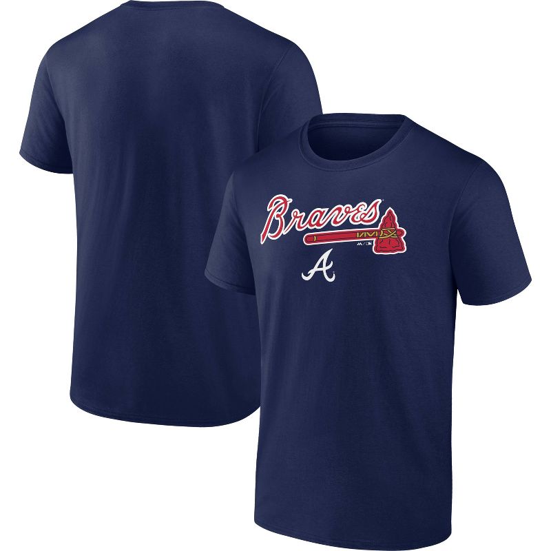 MLB Atlanta Braves Men&#39;s Short Sleeve T-Shirt, 3 of 4