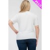 Slickblue Women's Plus Size Short Sleeve Tee, Soft Stretch Fit, Classic Round Neck, 10 Color Options, Size 1XL-3XL - 4 of 4