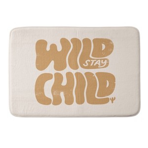 Deny Designs Phirst 'Stay Wild Child' Vintage Desert Memory Foam Bath Mat - 1 of 4
