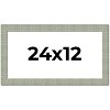 PosterPalooza | Panoramic Sculpted Blue Picture Frame - UV Acrylic, Foam Board Backing, Hanging Hardware - 2 of 4