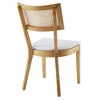Modway Caledonia Fabric Upholstered Wood Dining Chair Set of 2 - 4 of 4