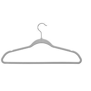 DEILSY Durable Non-Velvet Plastic Hangers, Slim and Space Saving - 1 of 4