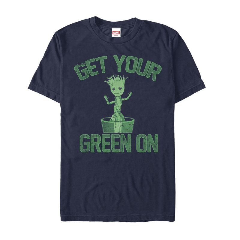Men's Marvel St. Patrick's Day Get Your Groot On T-Shirt, 1 of 5