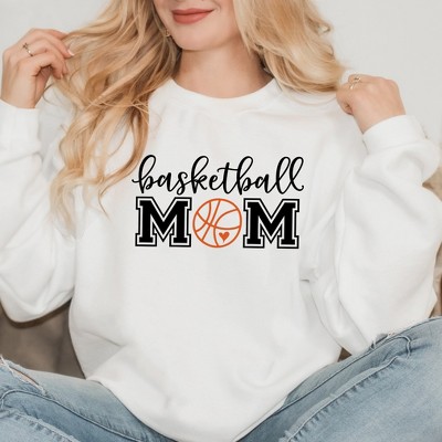 Simply Sage Market Women's Graphic Sweatshirt Basketball Mom With Ball