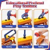 Skirfy 42-Piece Beginner Tool Set with Tool Box, Toy Chainsaw and Drill, Pretend Play Toys - 3 of 4