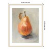 Amanti Art Pear Still Life II by Danhui Nai Wood Framed Wall Art Print - 4 of 4