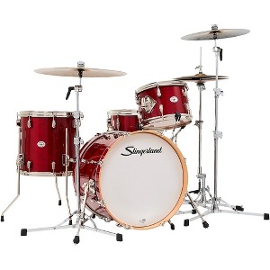 Slingerland Studio King 4-Piece Shell Pack with 20" Bass Drum Royal Crimson Lacquer - 1 of 4