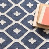 Annie Selke - Dash & Albert Elizabeth Navy Handwoven Indoor/Outdoor Rug - 4 of 4