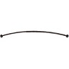 Home Mart Goods Bronze Metal Shower Curtain Curved Rod Rust Resistant Non-Slip - 40"-64" - 3 of 4