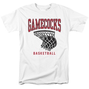 Jacksonville State University Basketball Hoop Adult T-Shirt Athletic Heather - 1 of 4