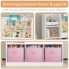 Runesay Kids Bookcase and Bookshelf, Multifunctional Bookcase with 3 Collapsible Fabric Drawers - 3 of 4