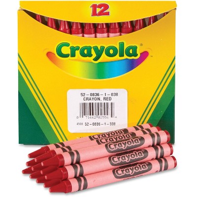Crayola Bulk Crayons 12/BX Red 520836038