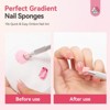 Saviland Mini Soft Gel Nail Art Sponges for Ombre & Gradient - Square Blending Applicator Tools, Assorted Sizes 1-3cm, 100Pcs - 3 of 4