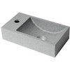 ALFI ABCO108 16Inch Small Rectangular Solid Concrete Gray Matte Wall Mounted Bathroom Sink - 3 of 4