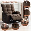 Swivel Rocker Recliner Chair with Heat and Massage,360 Degree Swivel Rocking Single Sofa, Lazy Boy Recliner Chairs for Living Room - 4 of 4