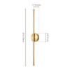 Rennnsan Frovelle 27"H Hardwired Linear Modern LED Dimmable Wall Sconce - 3 of 4