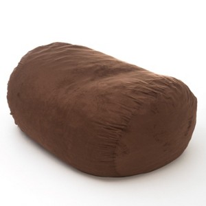 Sapphtopaz High Back Bean Bag Chair Suede Cylindrical Bean Bag Chairs for Adults for Gaming, Watching TV - 1 of 2