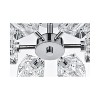 Elegant Lighting Lyra 14 inch Flush Mount in Chrome - 4 of 4