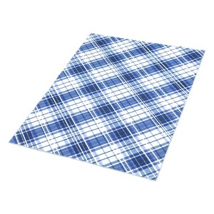 Modern Checkered Rug, Washable and Non-Slip, Thin and Foldable Printed Rug, SSoft Non Shedding Low Pile Floor Covering, Neutral Geometric Rug - 1 of 4