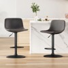 FURNIinspire Dining Chair, Adjustable Bar Stools Set of 2, Morden Bar Stool for Kitchen Island, Gray, 17.3"*14.2"*42.1" - 2 of 4