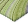 Artichoke Green And Olive Green Abstract Washable Indoor Outdoor Area Rug - 4 of 4