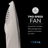 O2Cool 10-Inch Battery or Electric Powered On-The-Go Portable Fan with 2-Speed Power and Built-In Carry Handle Ideal for Summer, Black - 4 of 4