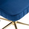 NicBex Home Office Chair with Adjustable Height Modern Rotatable Velvet Computer Chair Vanity Chair with Golden Base for Office, Study, Bedroom - 4 of 4